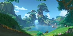 The Harbor Betwixt the Two Trees