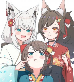 FubuSubaMio- Fubuki X Subaru X Mio