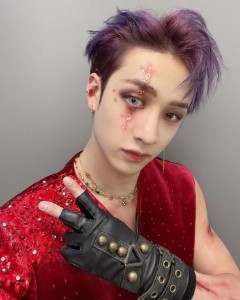 bangchan - short purple