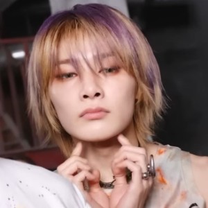 i.n - blonde w/purple