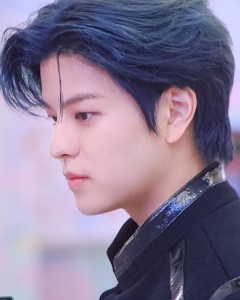 seungmin - dark blue side part