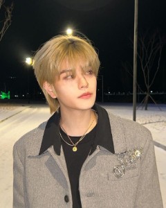 seungmin - fluffy blonde