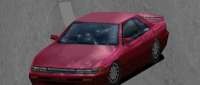 1988 Nissan Silvia Dark Red