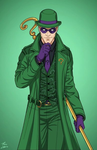 EDWARD NYGMA (THE RIDDLER)