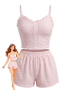 1950s-Eyelet-Ruffle-Spaghetti-Strap-Button-Pajama-Set-SET-1_1024x1024