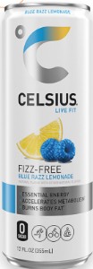 Celsius fizz free blue razz lemonade
