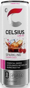 Celsius sparkling cherry cola