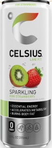 Celsius sparkling kiwi strawberry