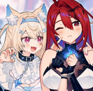 FluffFlame- Fuwawa X Elizabeth