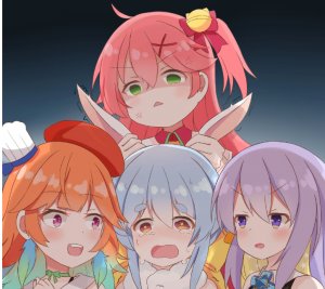 PekoHarem- Pekora X Kiara X Moona X Miko