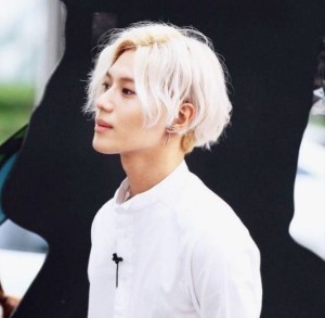 bleached blonde/white