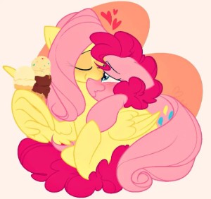 Fluttershy x Pinkie