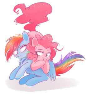 Pinkie x Rainbow Dash
