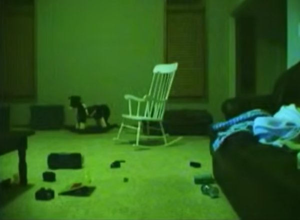 Ghost caught on tape