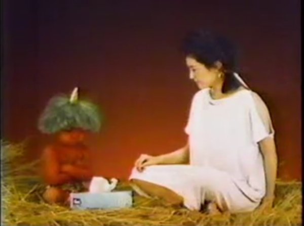 Japanese baby ogre kleenex commercial