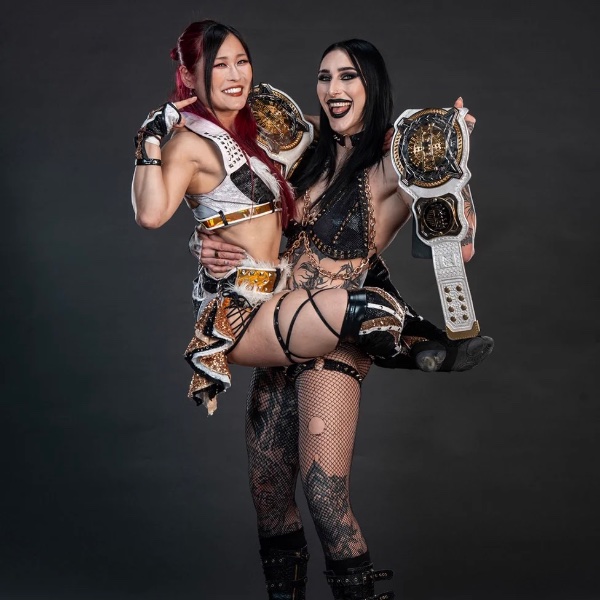 Iyo Sky and Rhea Ripley (Rhiyo)