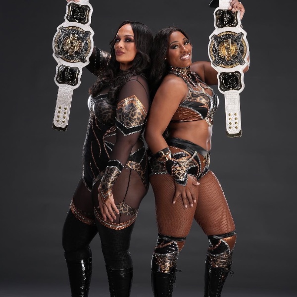 Nia Jax and Lash Legend (The Irresistible Forces)