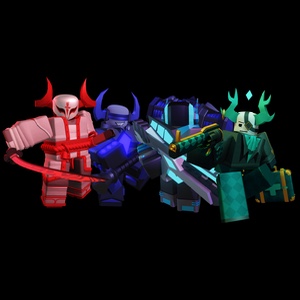 Katana / Ban Hammer / Hyperlaser / Medkit