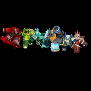 Skateboard / Boombox / Slingshot / Coil / Rocket / Sword
