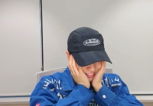 giggling over food