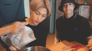 baking cookies together