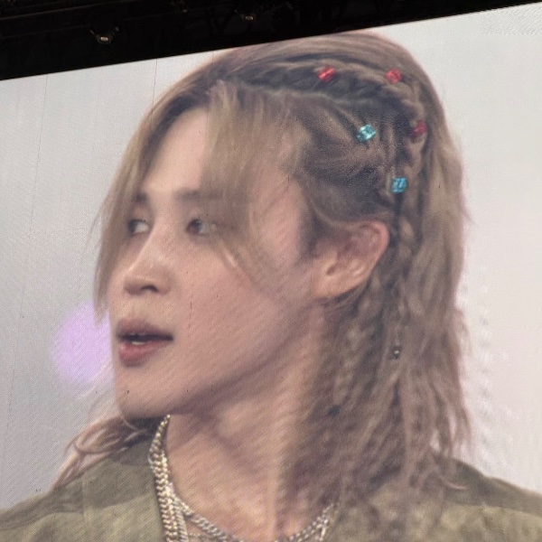 side braids w/ beads