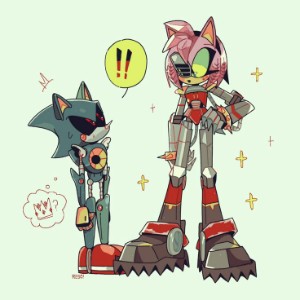 Rusty Rose x Metal Sonic