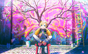 Surrounded by Spring-Colored Sweets (trained)