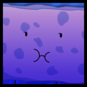 Blue spongy
