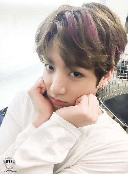 brown with pink highlights
