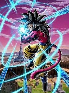 INT LR SSJ4 Goku Finish Skill 1