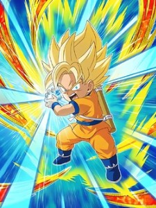 INT SSJ Mini Goku Active Skill
