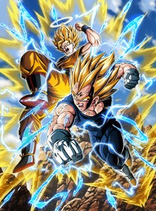 LR PHY Majin Vegeta + SSJ2 Goku Reversible Exchange