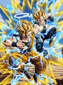 LR PHY SSJ2 Goku + Majin Vegeta Active Skill