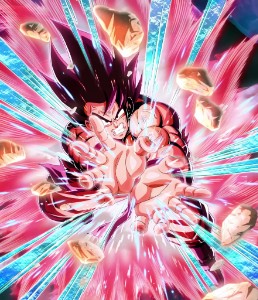 LR STR Kaioken Goku Active Skill