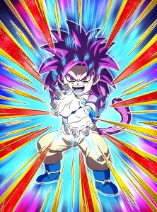 TEQ SSJ4 Mini Goku Active Skill