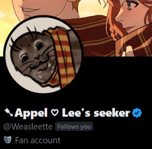 Appel @Weasleette