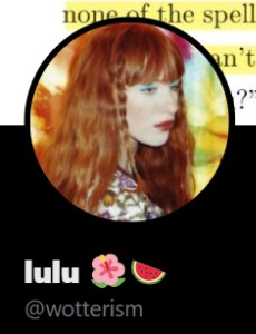 Lulu @wotterism