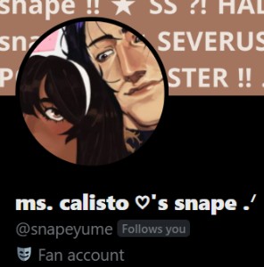 ms. calisto @snapeyume