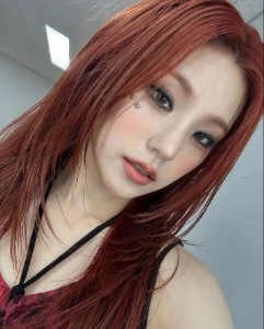 Long straight red