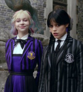 Possessive Wednesday and Protective Enid